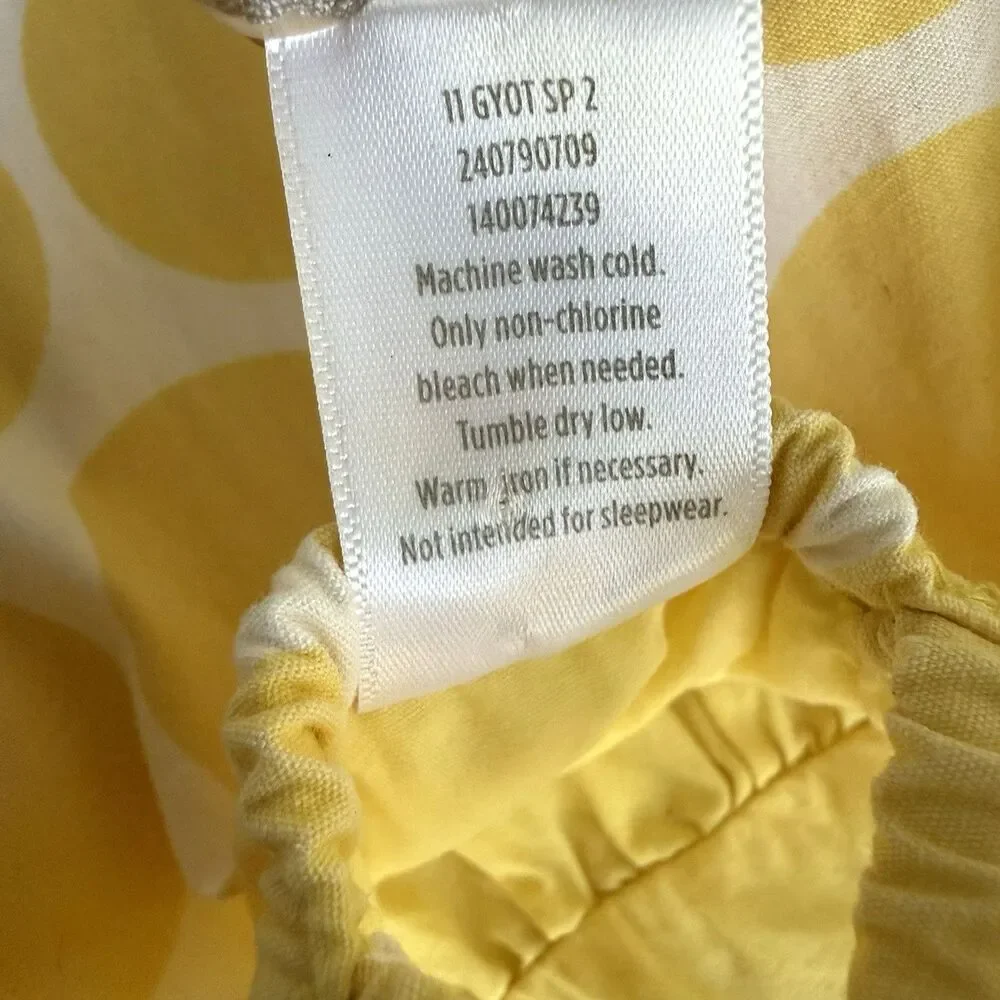 Gymboree Toddler Baby Girls Dress Pop of Daisies 18-24M Polka Dot Yellow Summer